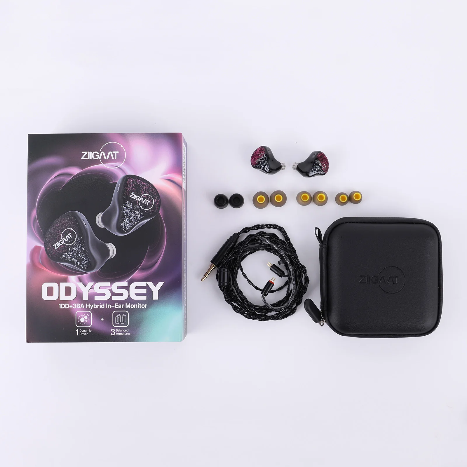 Linsoul ZiiGaat Odyssey 1DD+3BA سماعات أذن هجينة داخل الأذن Hifi سماعات أذن سلكية لموسيقي عشاق الصوت