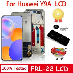 화웨이 Y9a LCD FRL-22, FRL-23, FRL-L22, FRL-L23 디스플레이, 터치 스크린 교체, 6.63 인치 테스트