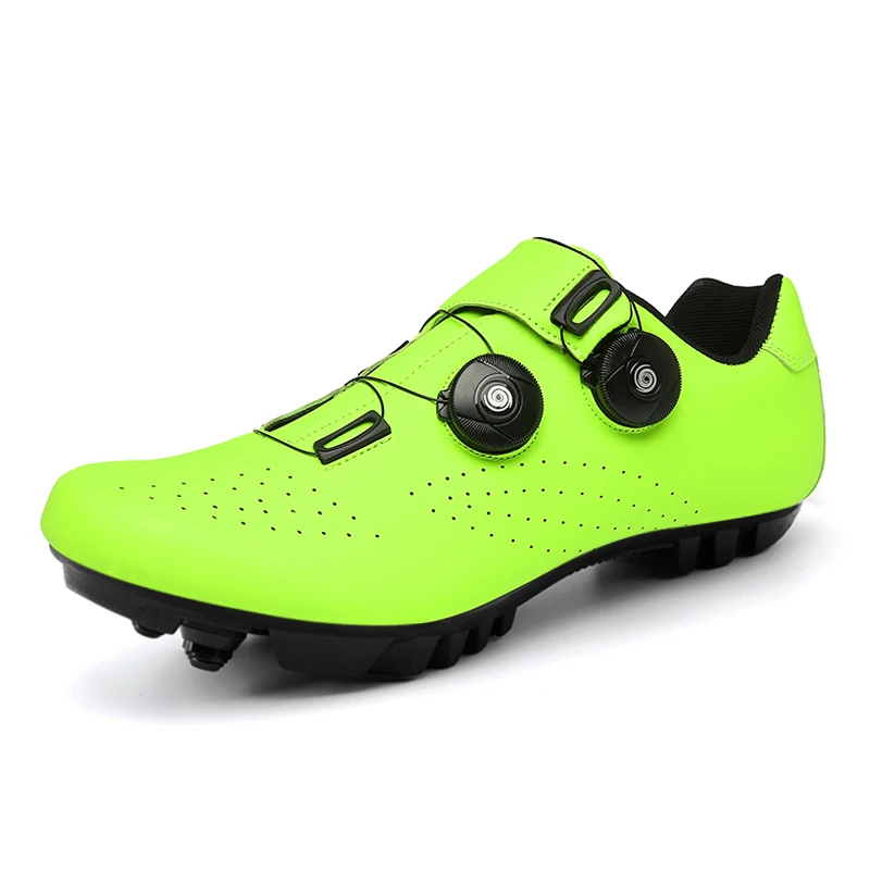 Ultraleichte Fahrradschuhe, atmungsaktiv und leicht, SPD-kompatible Hartsolzen für Rennrad- und Mountainbike-Wettkampftraining – Detail 14