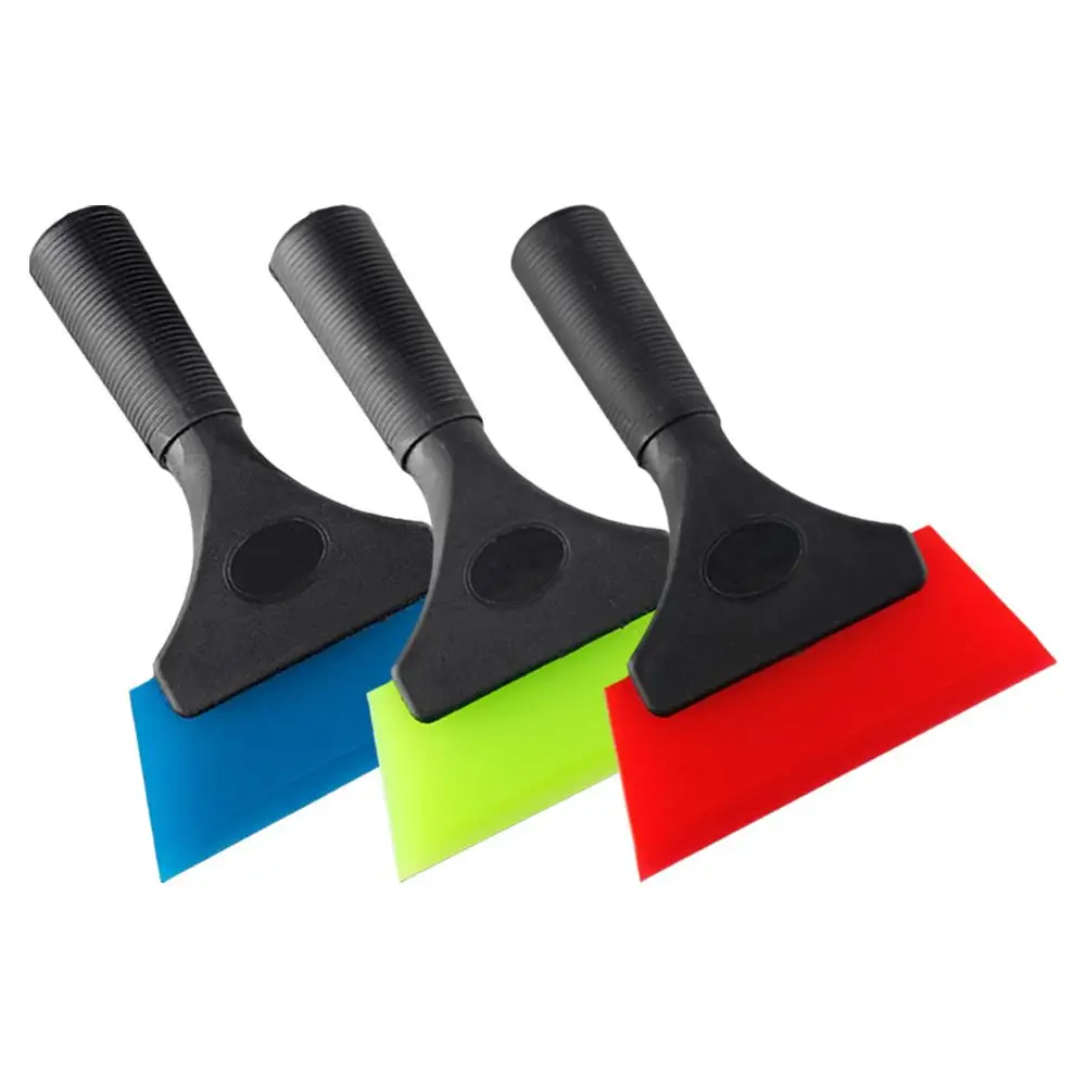 Clean Scraper Shovel Multifunction Auto Window Tints Soft Silicone Scraper Water Wiper Glass Handy Car Cleaner Tools