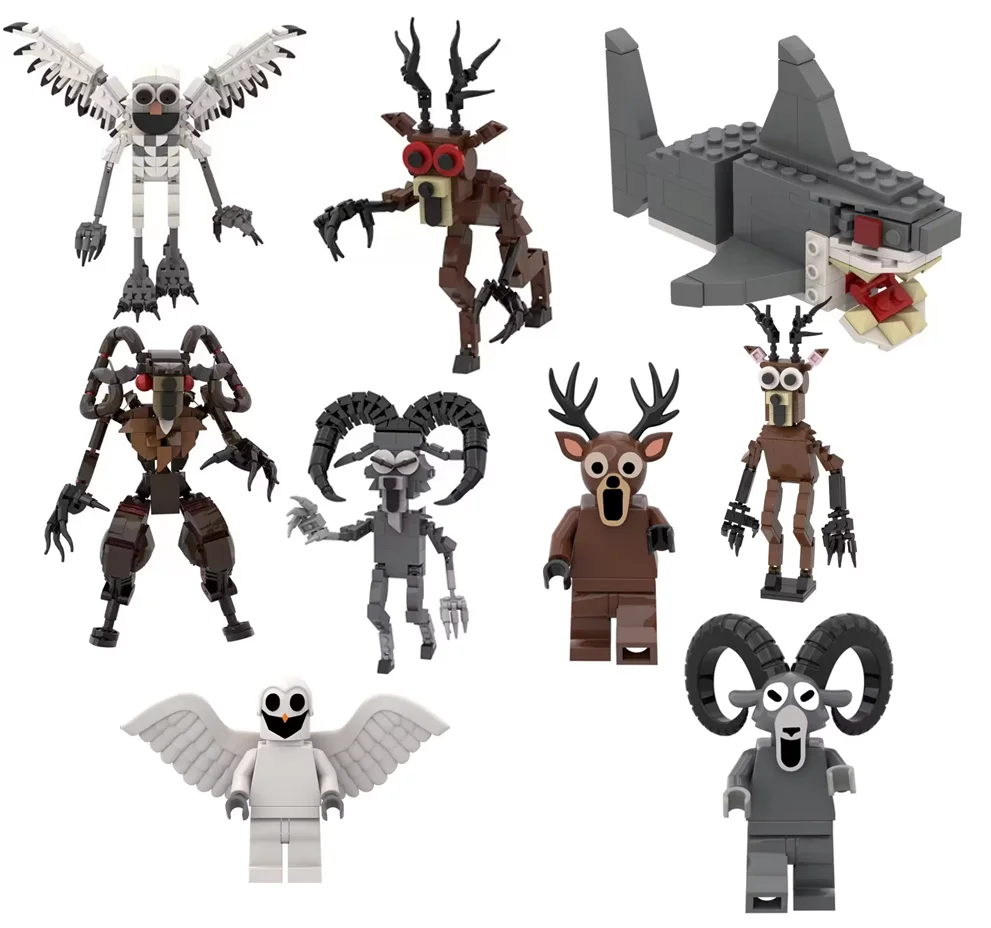 

Hot 99 Nights In The Forest Building Block Toys Assembly Model 99 Nights In The Forest Collection Bricks For Kids Halloween Gift