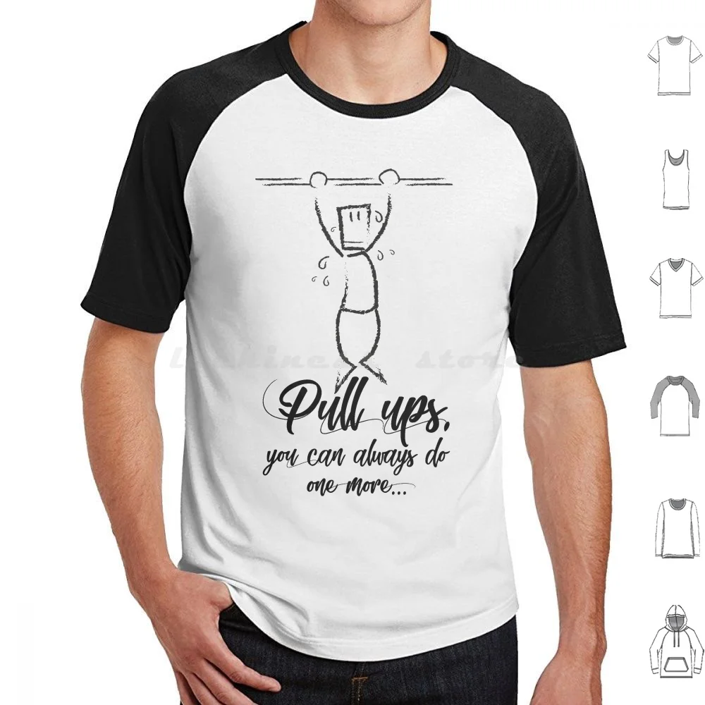 

Футболка для тренировок One More Pull Up-Pull Ups, большой размер, 100% хлопок, спортивная тренировка мышц, новая гимнастика, подходит для тренажерного зала, перемещения