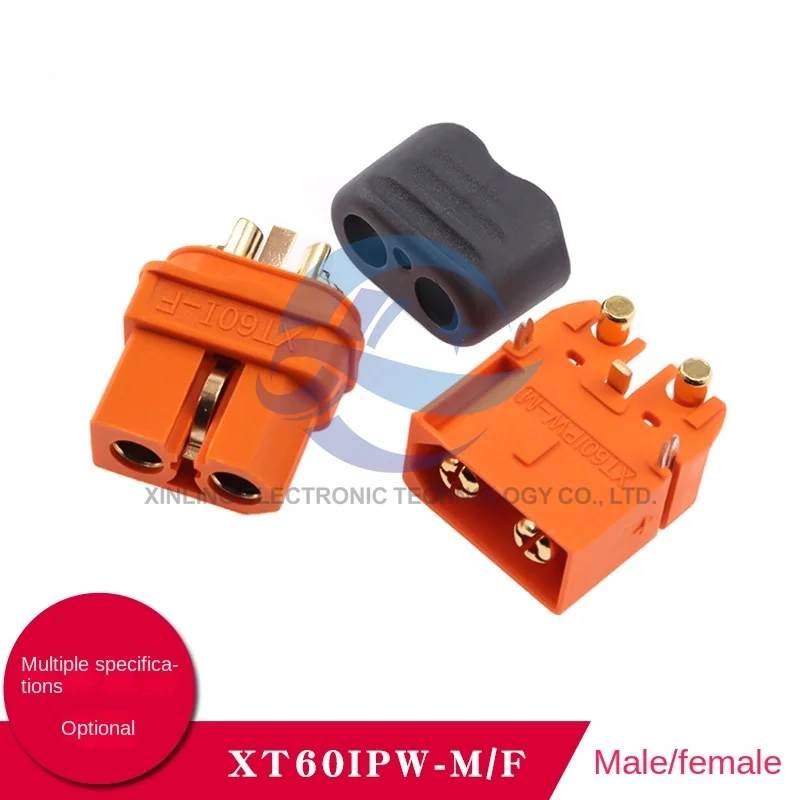 XT60I-F Male/female head aircraft model power battery plug Large current connector with signal pin XT60IPW-M