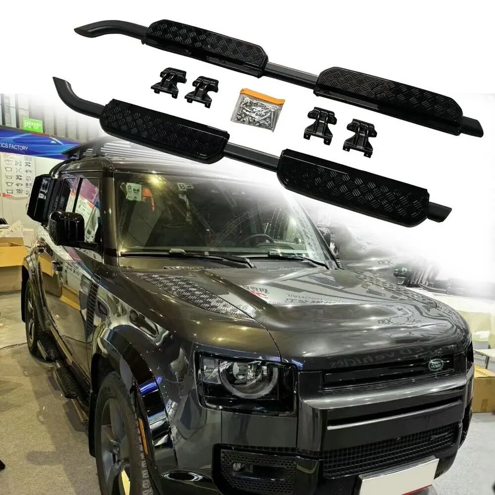 

Best Quality And Best Price Running Boards Side Step Nerf Bar Fits For LR Defender 4D 110 L851 2020-2024