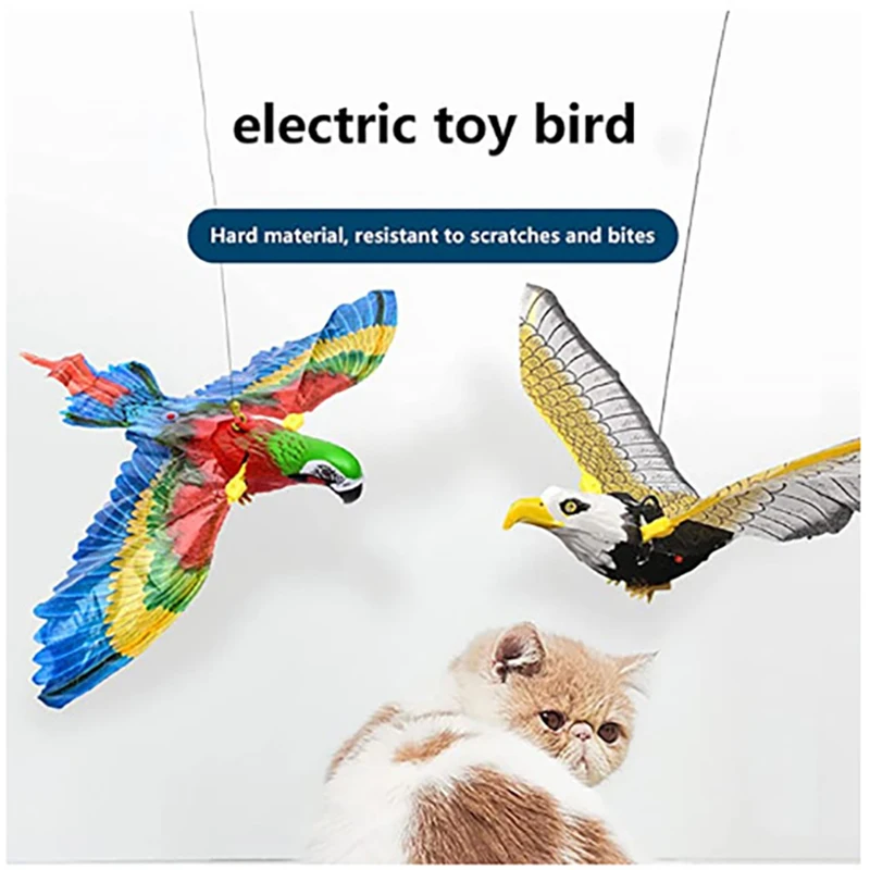 Fun Hanging Rope Leash Circling Electric Flying Eagle Parrot Toy Children's Eagle Pegasus Flying Bird Toys Kids Toy Teasing Pet