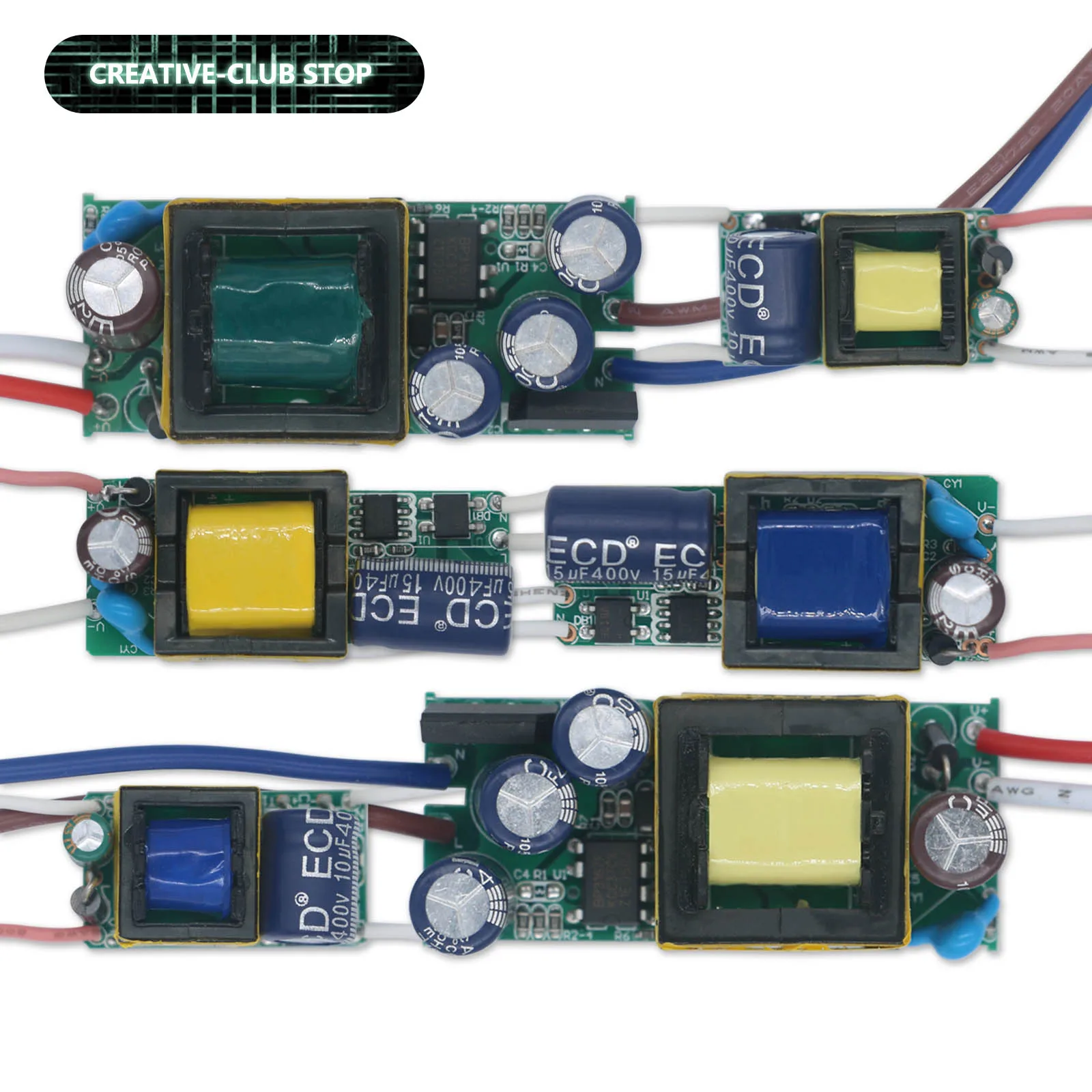 3-4x3W 6-10x1W 2-6x3W 4-10x3W 5-13x2W 7-20x1W 4-12x3W 6-18x3W 8-25x2W 12-36x1W LED Driver Convertor Transformer Ceiling Light