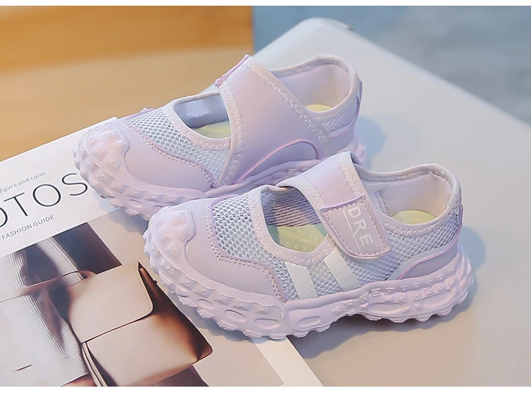 Jungen Mädchen Sportsandalen Atmungsaktives Mesh Kinder Tennisschuhe Rutschfeste Freizeitschuhe 2026 Sommer Neue Kinder Modeschuhe Weiche Sohle – Detail 11