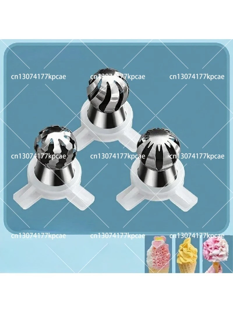 Ice cream machine universal modeling cap for  Ice cream maker pattern Nozzle accessories
