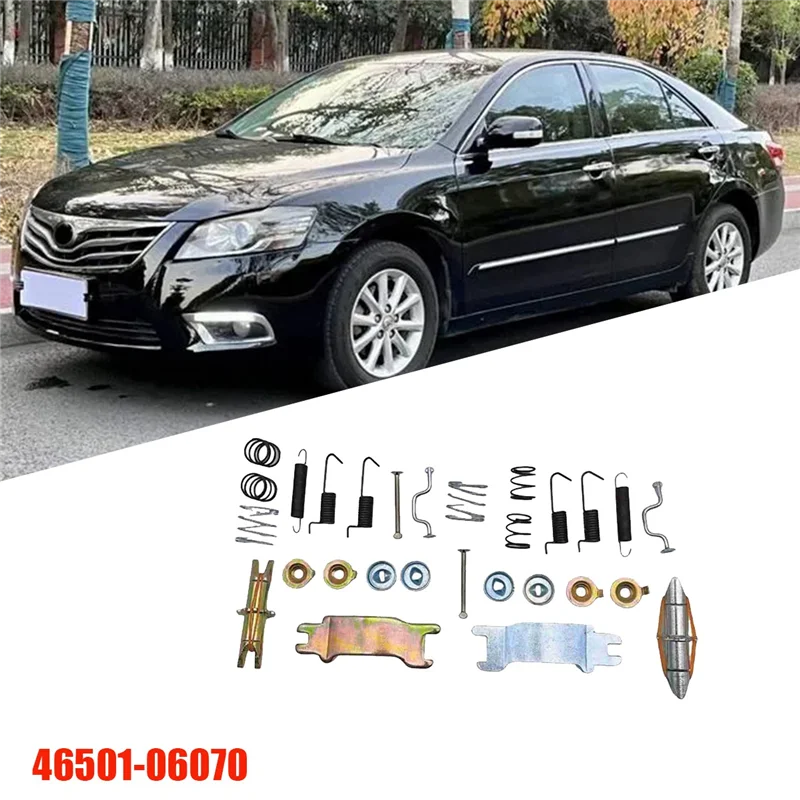 

L38A-1Set Car Rear Wheel Brake Repair Kit For Toyota Camry 2007-2016 Hand Brake Pedal Parts Kit