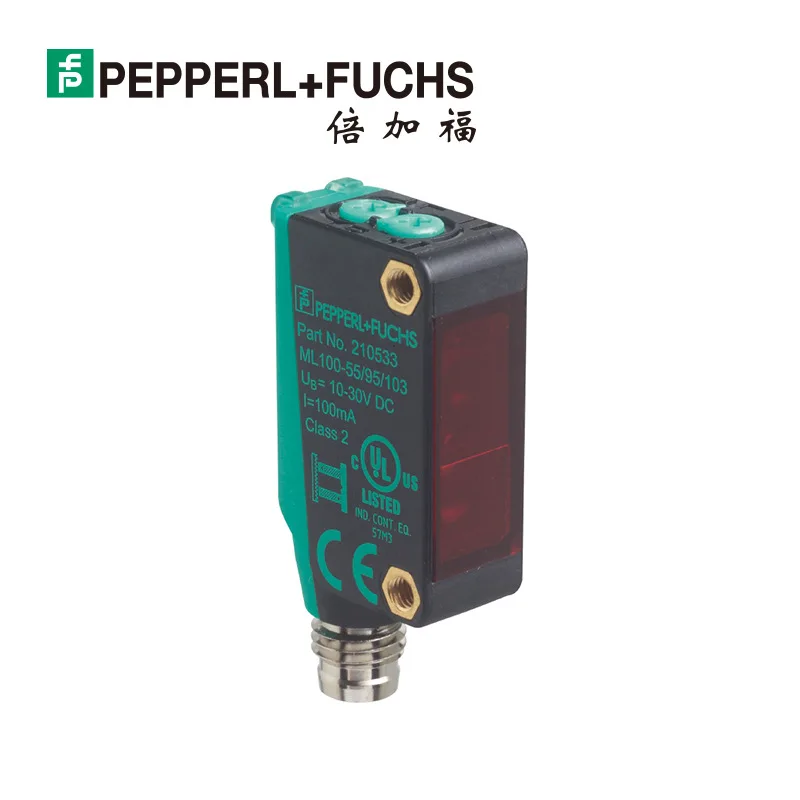 2025 Pepperl + Fuchs ML100-8-H-100-RT/95/103 Soppressione dello sfondo Riflessione diffusa Optoelettronica (814648)