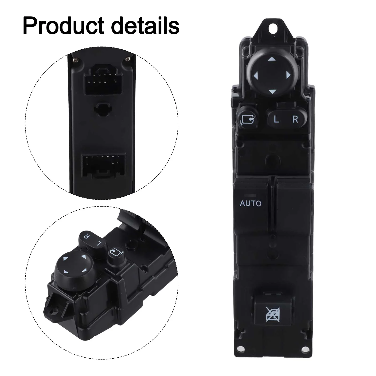 

Панель управления окном 20,5*7*5,5 Узел стеклоподъемника Оптимальная функциональность Простота установки Пять окон управления