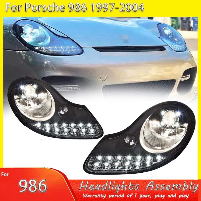 

Car Lights For Porsche 986 Boxster Headlights 1997-2002 LED Projetor Headlamp Daytime Running Light Automotive Accessories