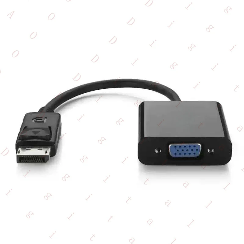 MTG   DisplayPort DP Male to VGA Female Converter Adaptor Cable for PC Laptop