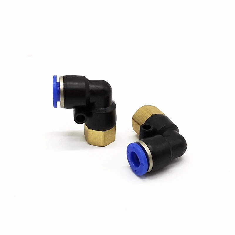 1PCS Pneumatic Fitting Elbow Female Thread Fitting 1/8'' Thread for 8mm 6mm Tube