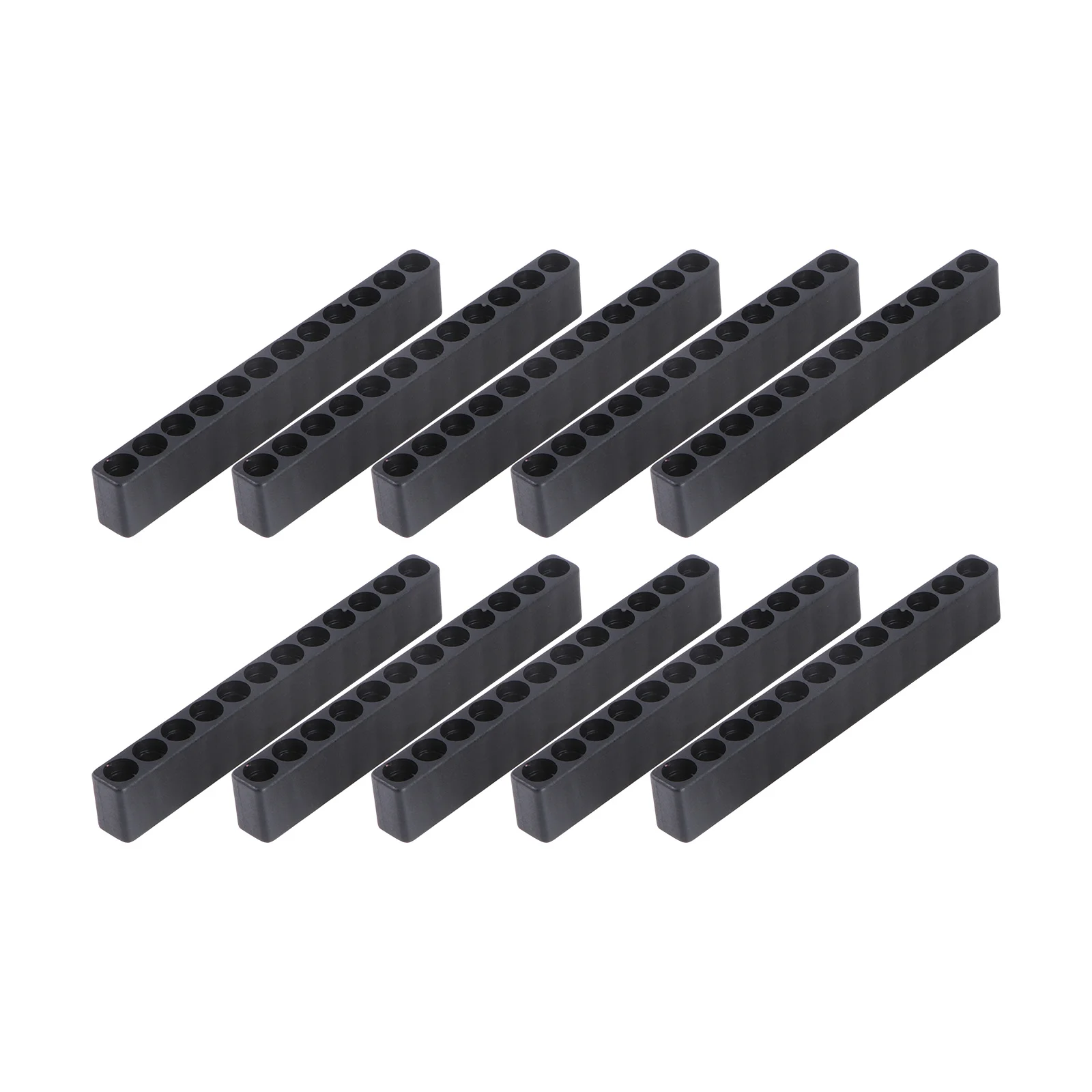 

10Pcs 12 Holes Hex Screwdriver Bits Stand Flexible Plastic Storage Case Organize Easily Screw Bits Storage Case