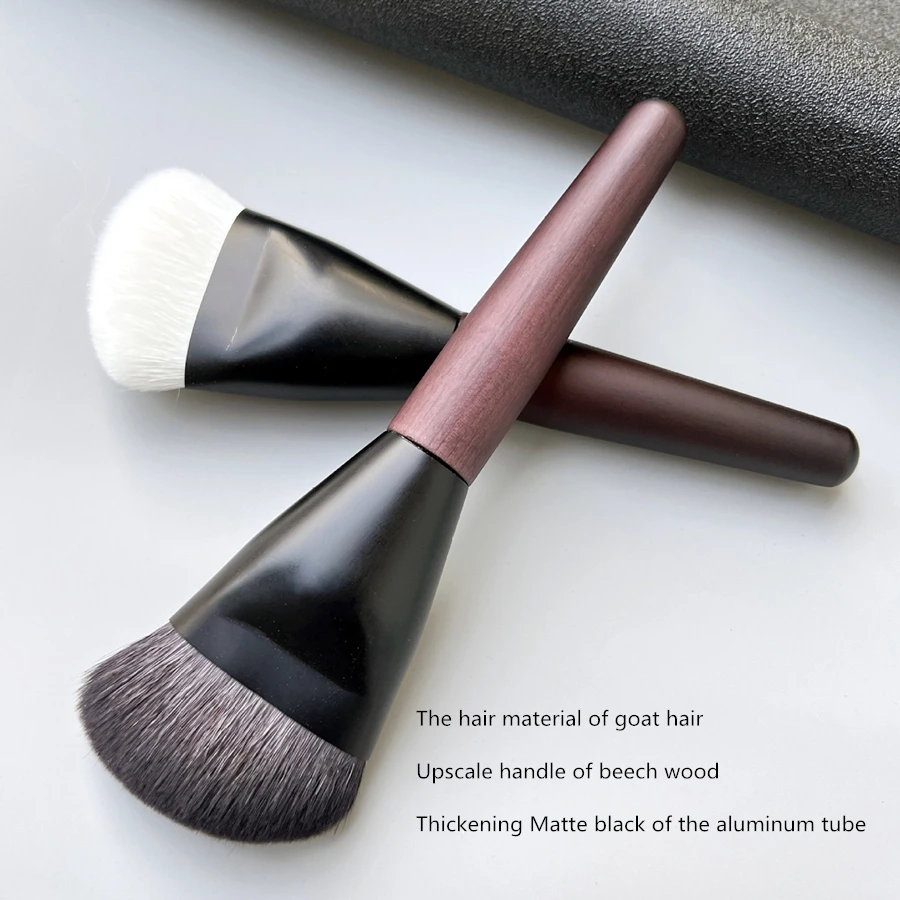 Shaped Sculpting Foundation Brush Contour Goat Hair Multifunctional Concealer Makeup Brushes Beauty Tools