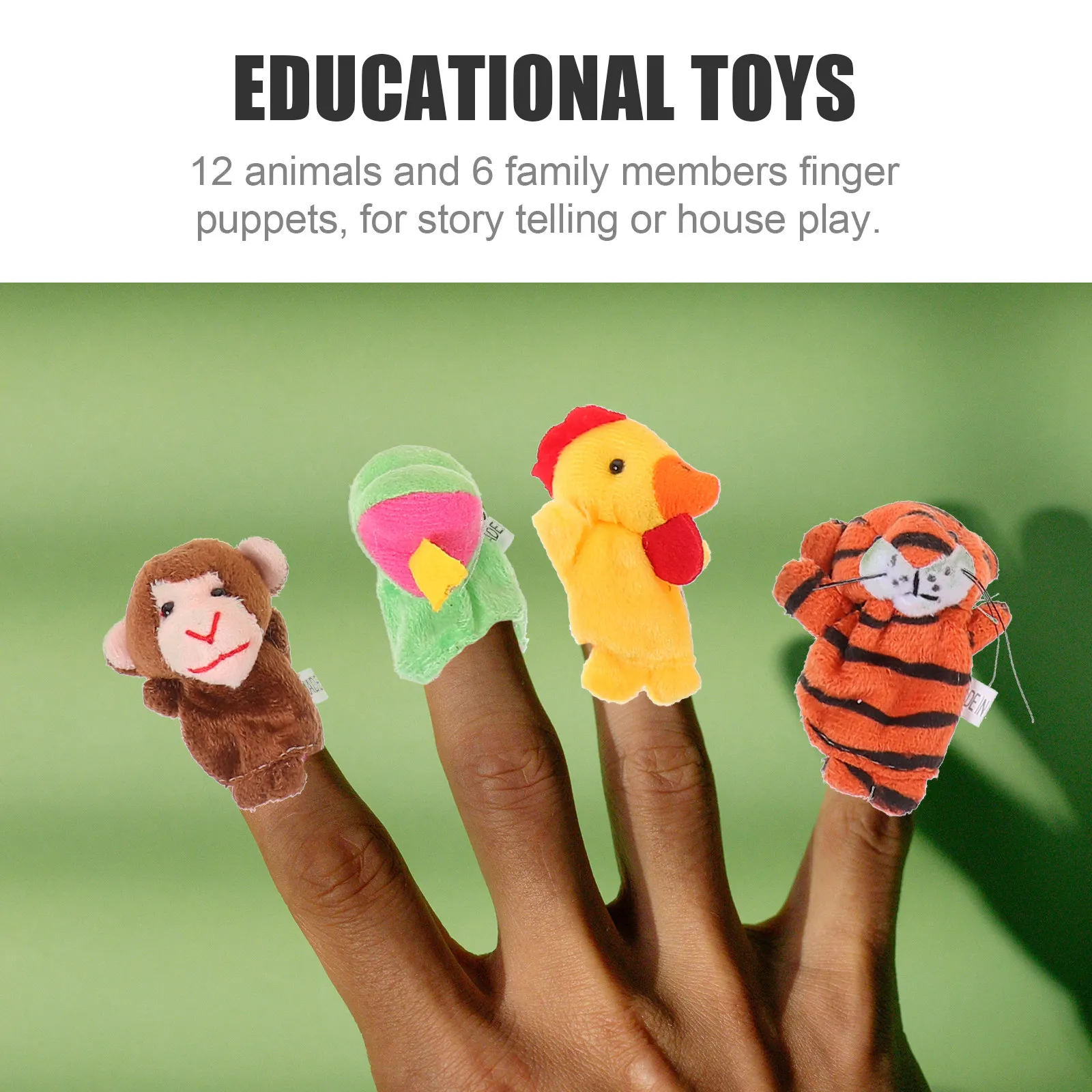 18pcs Animal Finger Puppets Se - Kids Education Story review and price