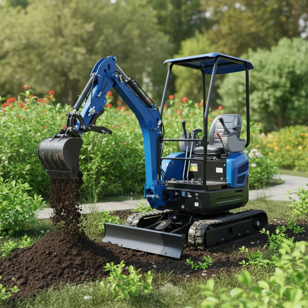 

1.8Ton Mini Crawler Excavator With Cabin EPA Euro5 Hydraulic Small Digger For Construction