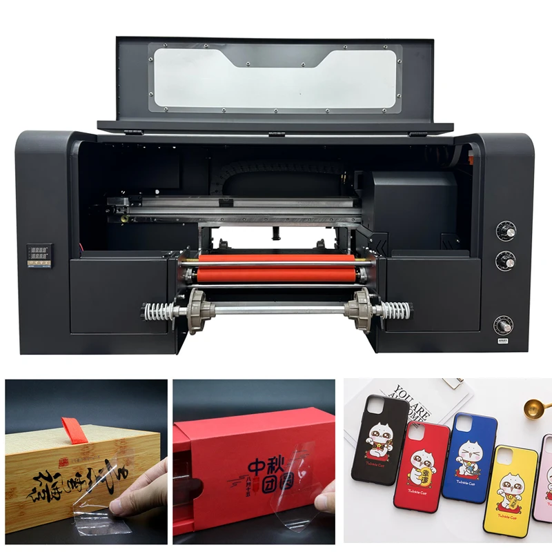 

Xp600 Printhead Uv Dtf Printer Auto A3 30Cm Uv Dtf Printer With Laminator Phone Case Bottle Glass Metal Sticker Wraps