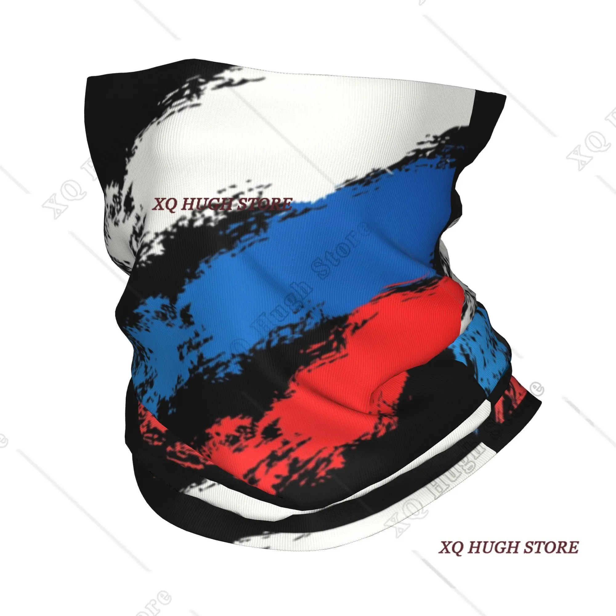 Custom Russia Flag Russian Pride Neck Gaiter Women Men UV Face Shield Winter  Bandana Scarf for Cycling