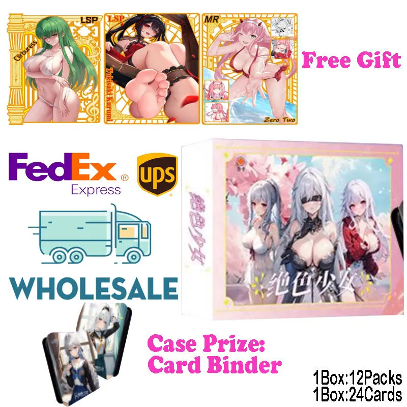 

2024 Newest Stunning Girl Collection Goddess Story Waifu Booster Box Bikini Swimsuit CCG ACG TCG World Trading Hobbies Gift