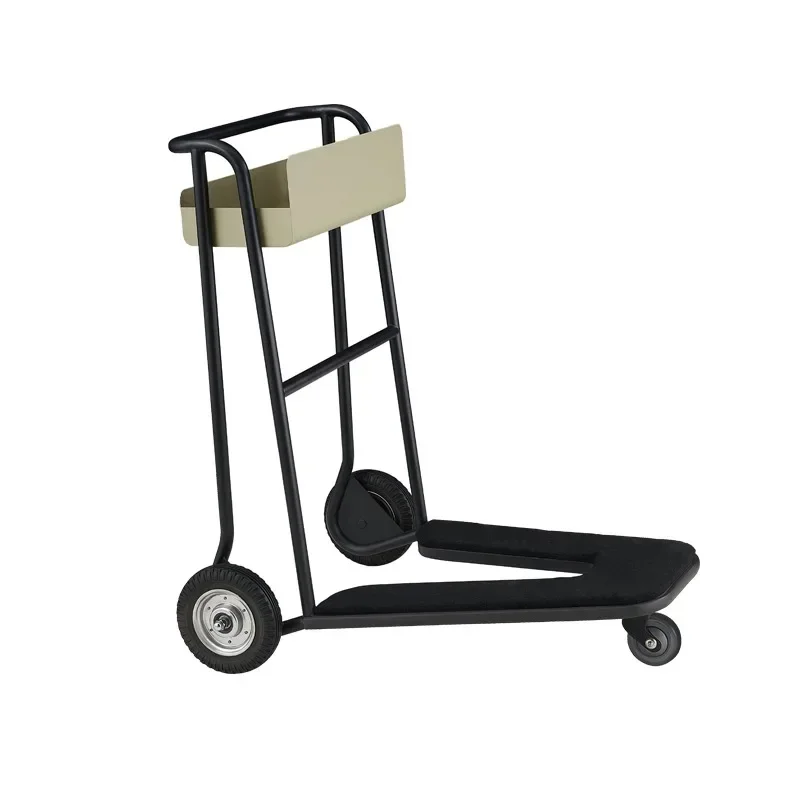2024 Newly Designed Hotel Luggage Cart Luggage Cart Lobby Car Airport Passenger Luggage Cart High Quality