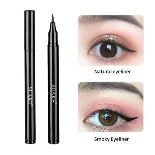 Imagen 2 del producto 1 Uds lápiz delineador de ojos líquido de secado rápido impermeable antisudor delineador de ojos duradero lápiz delineador de ojos negro marrón cosméticos de maquillaje