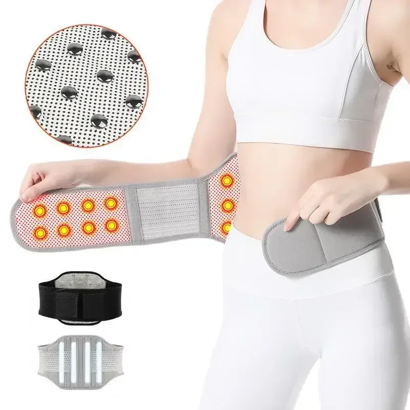 

Magnetic Therapy Lumbar Back Protector Waist Support Pressurized Warm Arthritis Pain Relief Shaper Fixation Strap