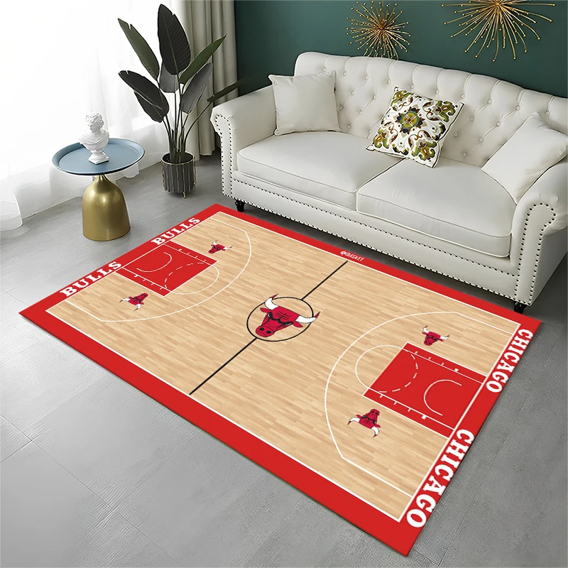 

Классический ковер-дорожка для баскетбольной площадки, для игровой комнаты, спальни, гостиной, дивана, домашнего декора, детский игровой коврик, нескользящий напольный коврик