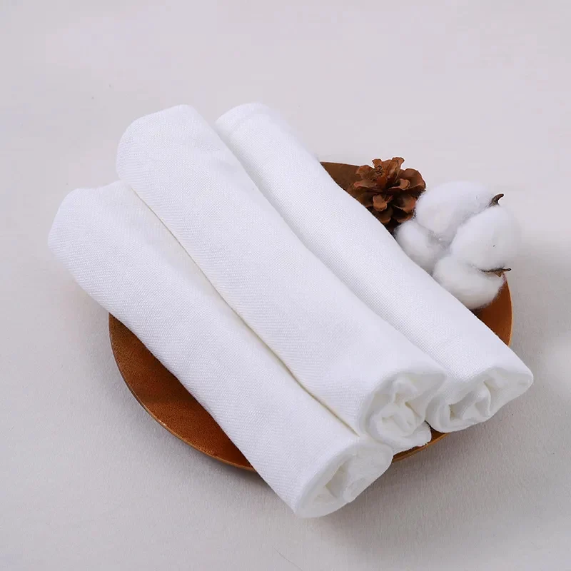 Adult Pure Cotton Gauze Diapers Reusable ABDL Breathable Absorbent Cloth Nappy Washable Nappies Inserts 10pcs