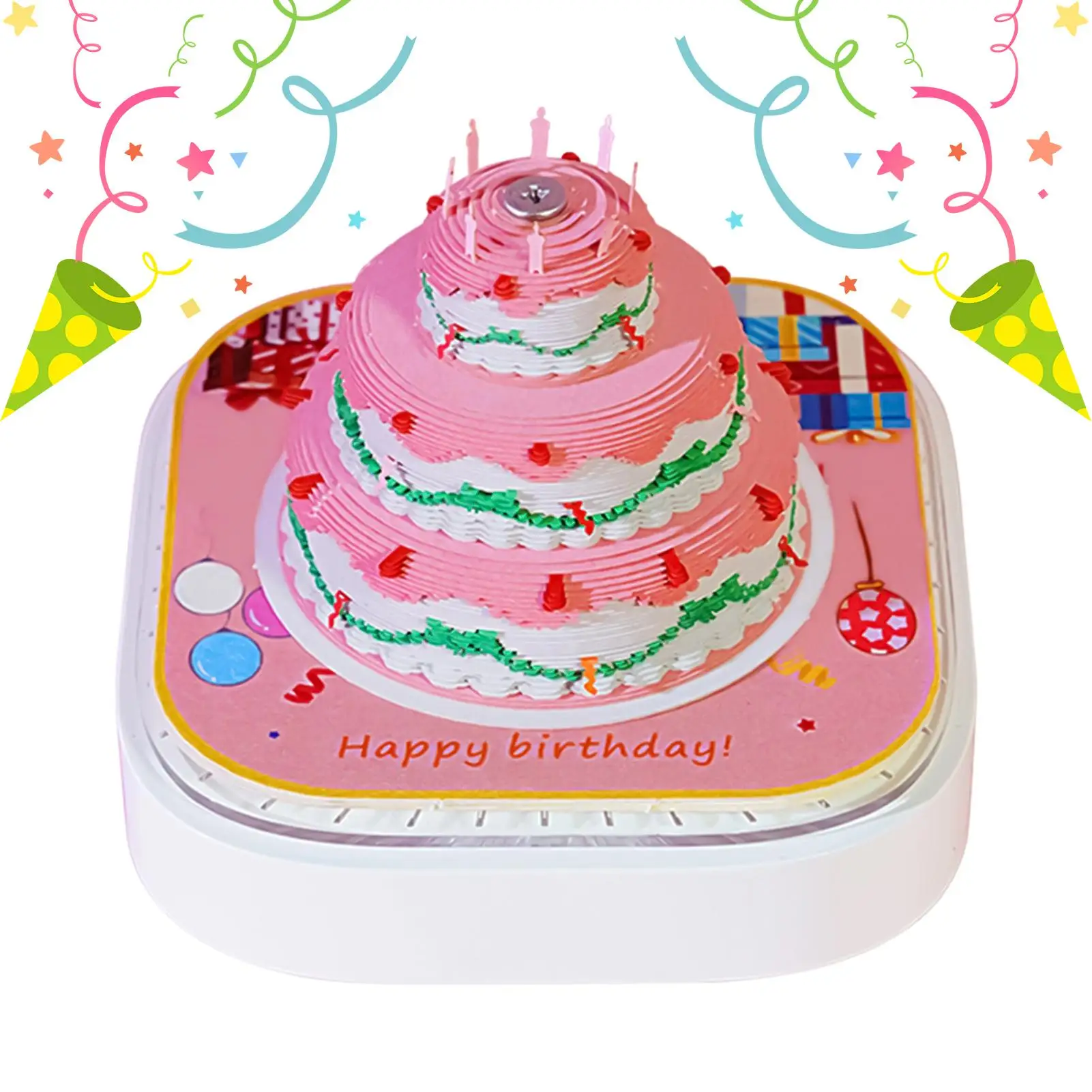 

Time Piece Calendar 2026 Fun Cake Tear Away Notepad 3D Tear Away Mini Desk Calendar For Thanksgiving Christmas Housewarming Desk