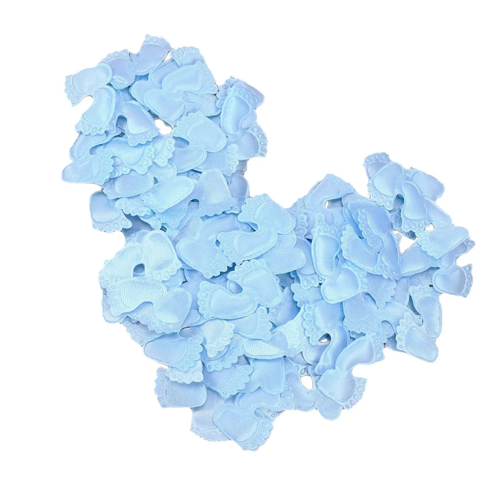 200 قطعة النثار القدم الإبداعية الدعامة صديقة للبيئة الجدول بالونات ديكور للمهرجانات السماء الزرقاء القدم النثار ديكور البصمة #2