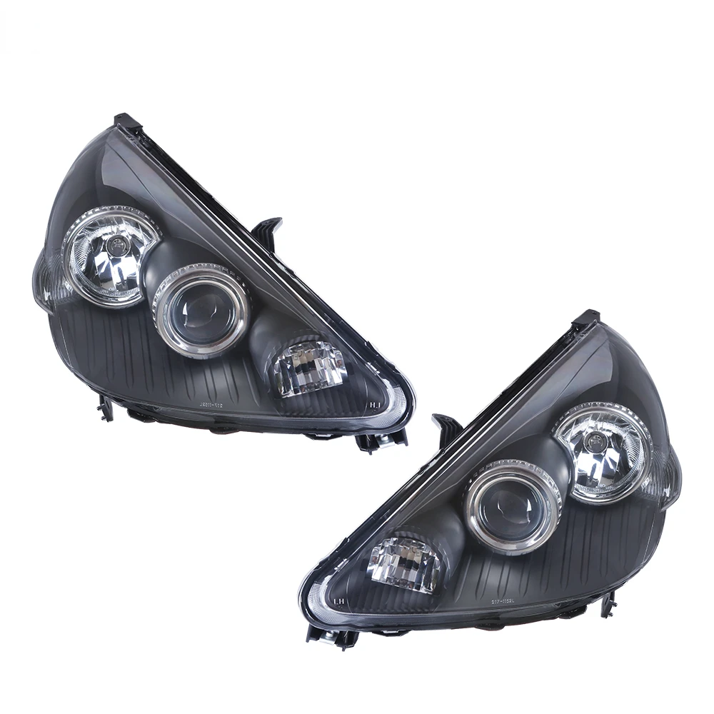 for Honda 04-07 fit headlight assembly old fit modified LED headlight lens 06 black bottom highlight