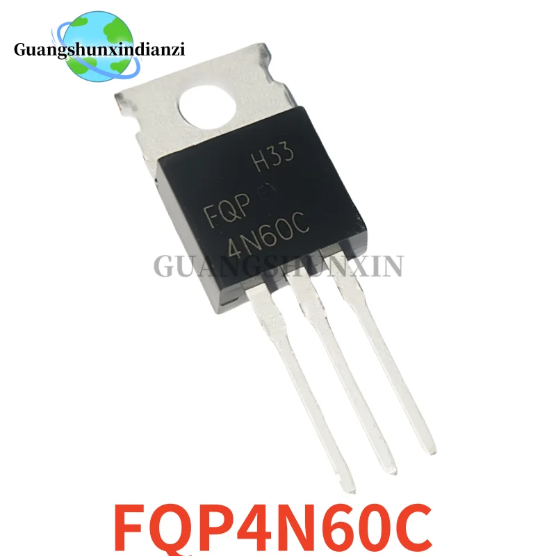 10-20-30PCS/LOT Brand New 4N60 FQP4N60C 4N60C TO-220 600V 4A N-Channel MOSFET Field effect transistor In Stock