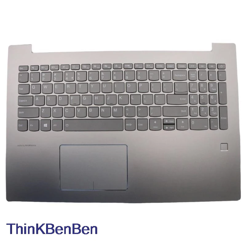 US English Mineral Gray Keyboard Upper Case Palmrest Shell Cover For Lenovo Ideapad 520 15 15IKB 5CB0N98594