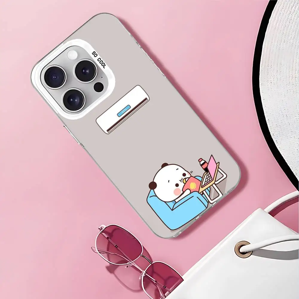 Милый чехол для телефона Bubududu с рисунком для iPhone 17, 16, 15, 11, 12, 13, 14 Pro Max 16 Plus 12 Mini 7, 8 XR XS 15Pro MAX Cove