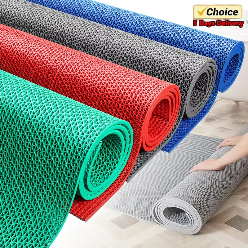 90X40CM Bathroom Carpet Honeycomb Foot Mat Bathroom Anti-slip Mat Hotel Home Shower Room Bathtub Toilet Bathroom Accessories Set