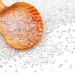 50g Creative Miniature Clear Plastic Mini Ellipse Ice Cubes - Perfect For Dollhouse Cups, Transparent ice grains
