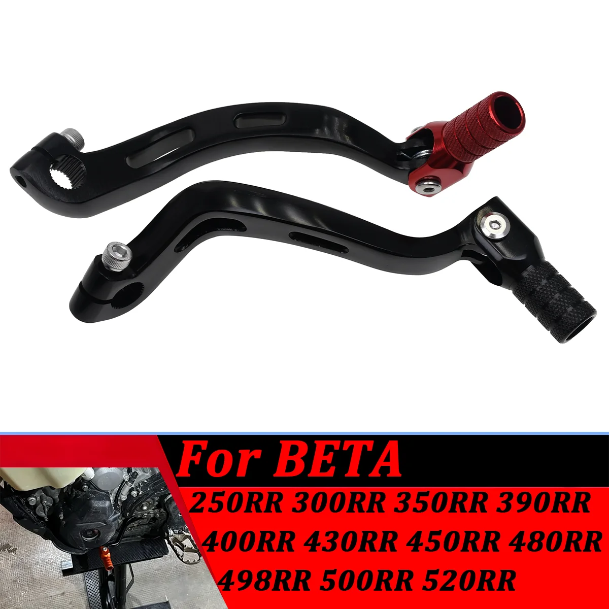 

Motorcycle CNC Folding Aluminum Gear Shift Lever For Honda CRF450R CRF110F CRF 450R 110F BETA 250-520 RR 300 Xtainer 2008-2023