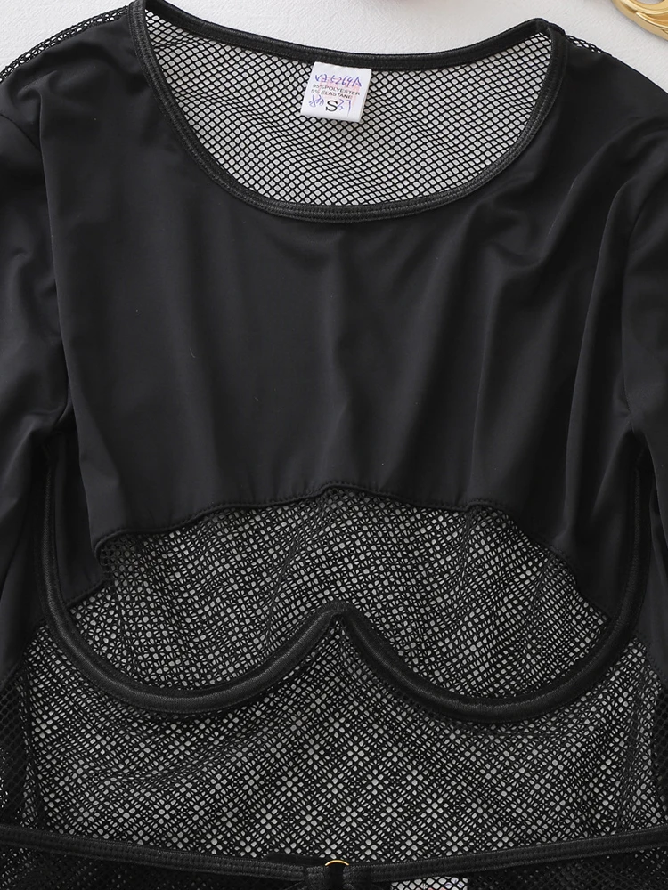 Sexy hot Lingеrie Women Hollow Out Mesh Bodysuit Slim Shaping Sexy Jumpsuit Lin… - Image 4
