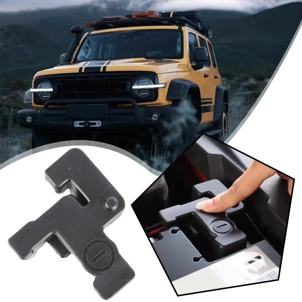 For Haval H9 2nd 2024 2025 Car Battery Electrodes Protective Cover Dust Cover Car Modification Interior Moulding Accessories