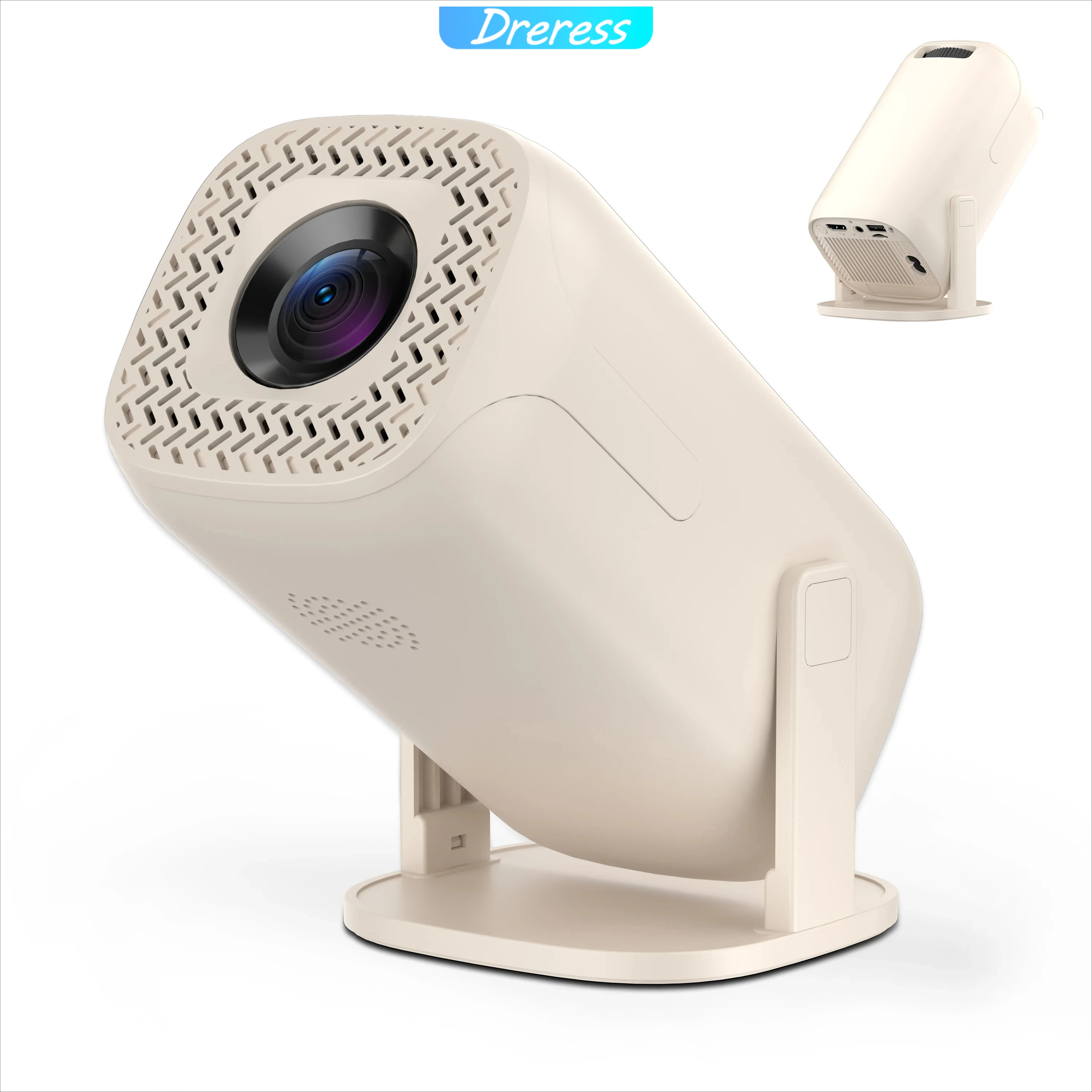 Mini Smart Projector Android 14 Allwinner H723 8K Decodering WiFi6 BT 5.2 Auto Keystone Outdoor Video Home Theater Ondersteuning HDMI-IN