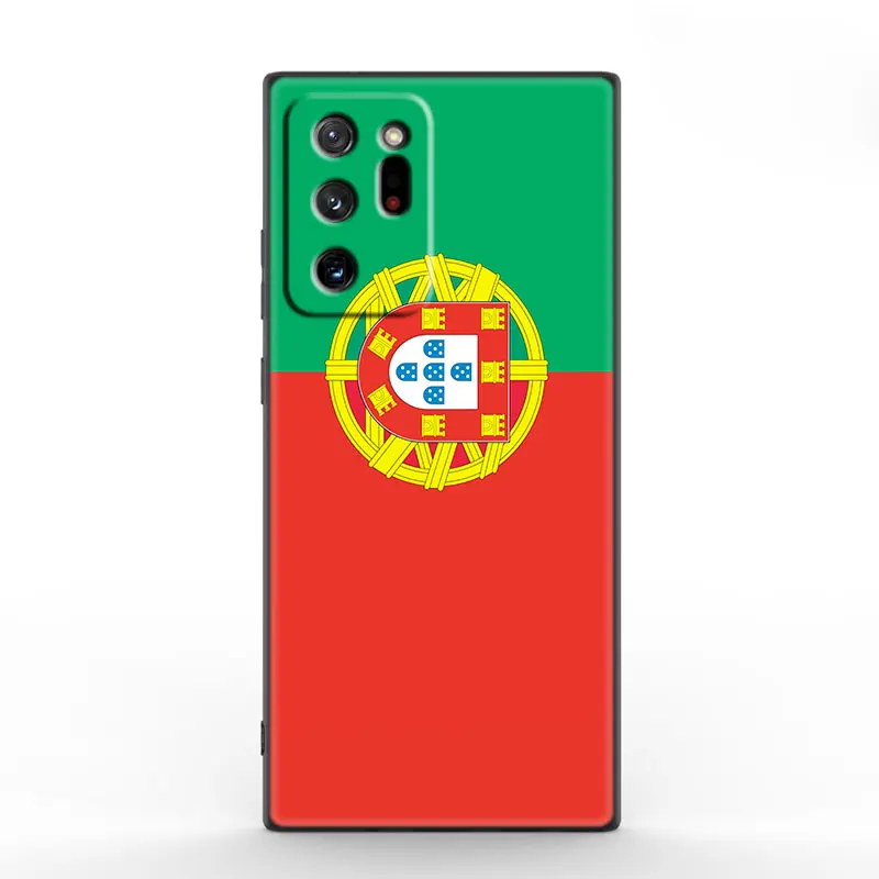 Portugal flag Case For Samsung Galaxy M53 M52 M51 M33 M32 M11 M12 M13 M21 M22 M23 M31S M30S Note 10 Lite Plus 20 Ultra 5G Cover