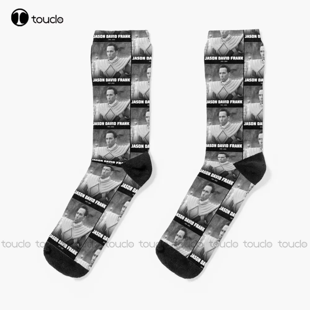 R.I.P Jason David Frank R-I-P J-A-S-O-N D-A-V-I-D F-R-A-N-K Merch Socks Cotton Socks For Women 360° Digital Print Custom Gift