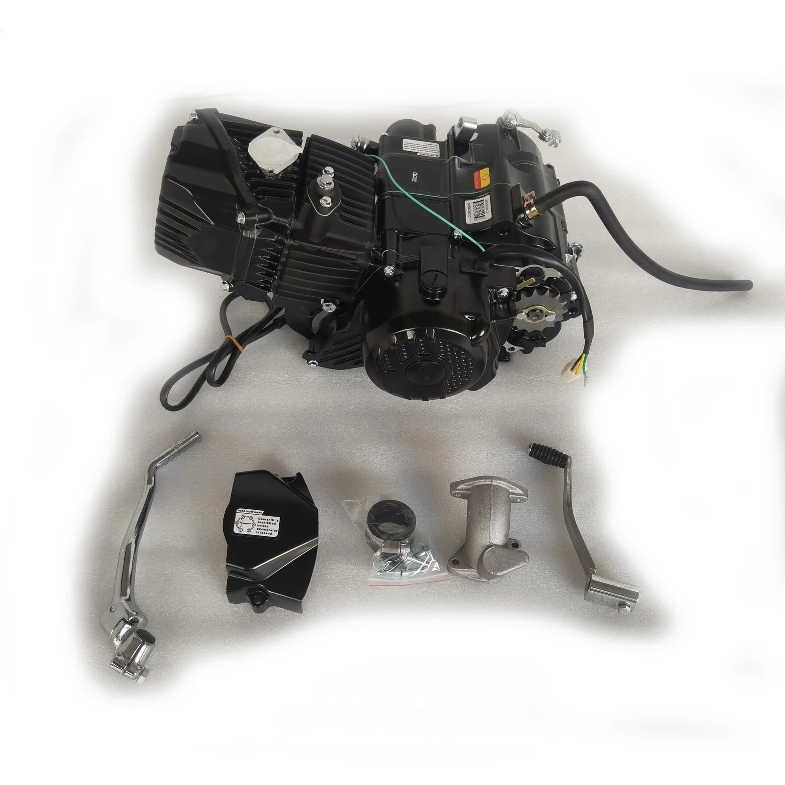 

Black ZS212CC Engine Electric Start With Complete Engine Kit Better Than Anima 190