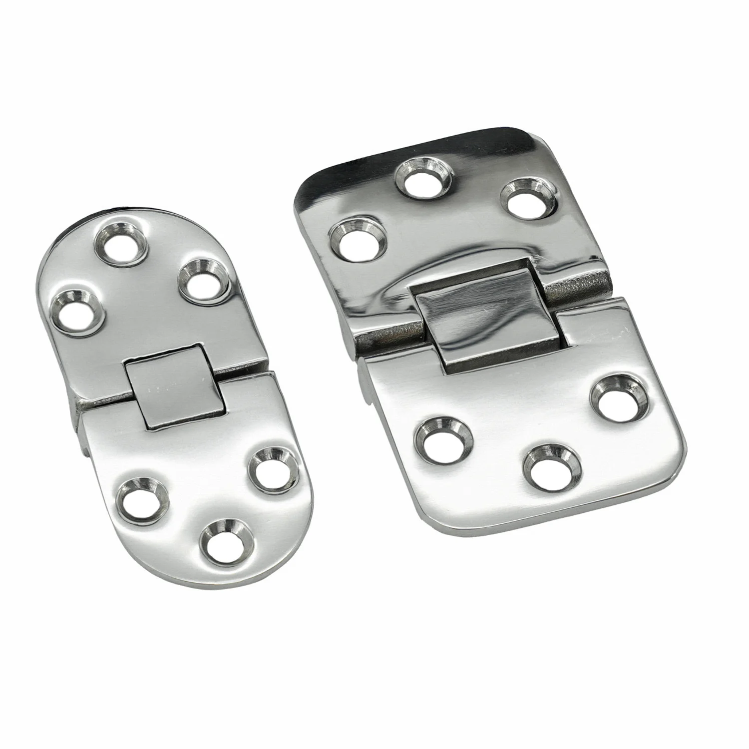 1PC In Acciaio Inox 316 Cabina Barca Portello Cerniera Grado Marino 180 Gradi Turno Casting Cerniere 66x30mm/70x40mm Barca Hardware