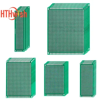 Universal PCB Schaltung Protoboard Doppelseitige Breadboard 2x8 3x7 4x6 5x7 7x9CM Stripboard Prototyping Board DIY Elektronische Kit