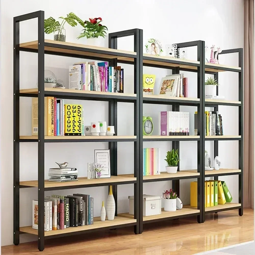 Bookshelf Display Cabinet Bookcase Book Rustic Industrial Style Simple Bookcase Stable Outdoor Flower Stand Beauty Shop Showcase