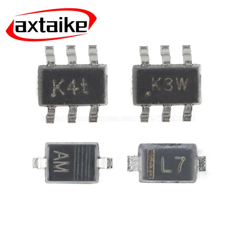 

20PCS PESD5V0S1BB L7 SOD-523 PESD5V0L5UY K4T SOT-363 PESD1LIN SOD-323 PESD3V3L5UY SOT-363 ESD Anti-static Diode Protection Chip