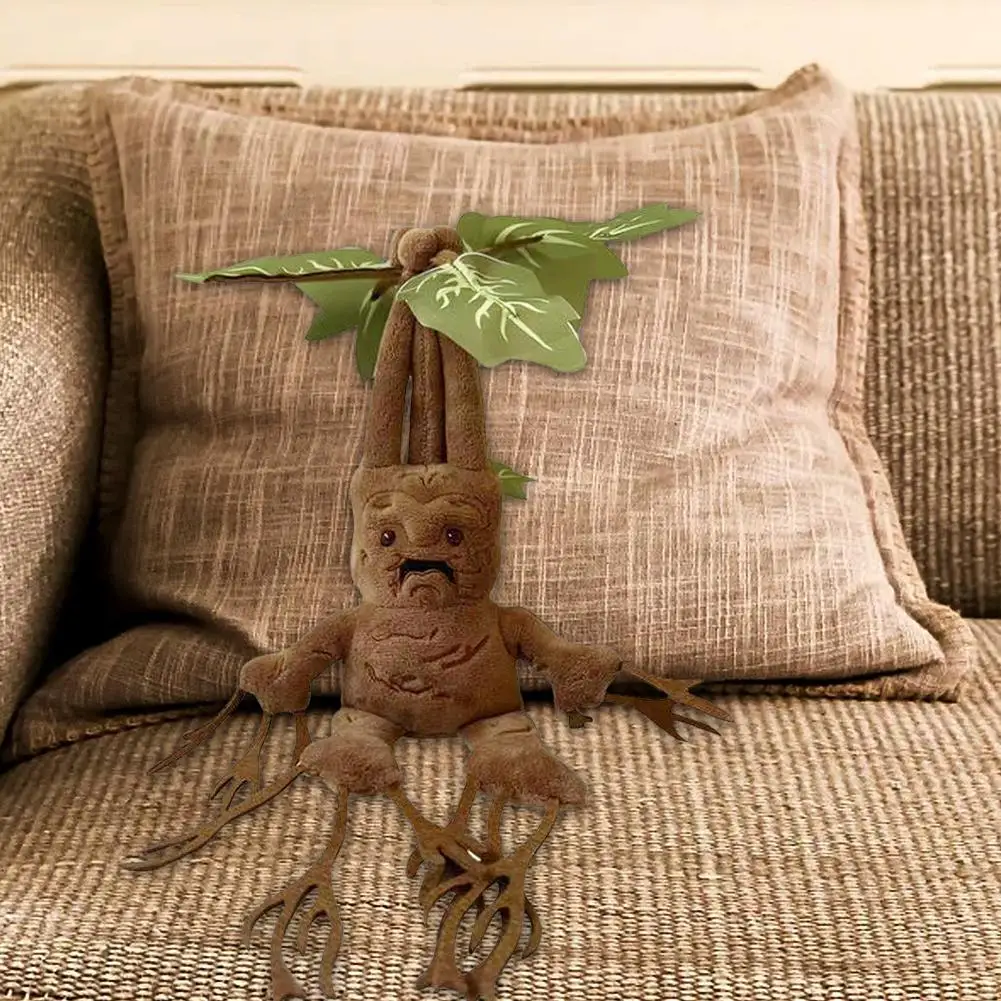 Novo Boneco de Pelúcia Harries Mandrake, Planta Mágica, Brinquedo Macio em Vaso, Acessórios de Filme, Almofadas Decorativas, Presentes para Crianças
